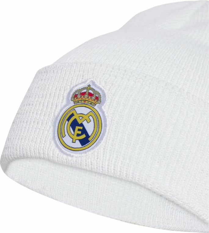 Kapelë beanie adidas Real Madrid, e bardhë [Madhësia: Një madhësi]