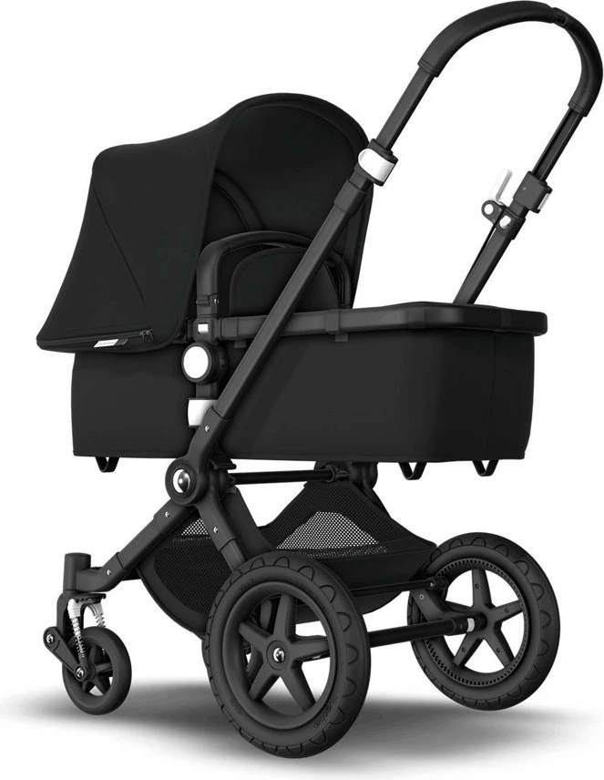 Bugaboo Cameleon 3+ 2-in-1 stroller, black frame/black fabric