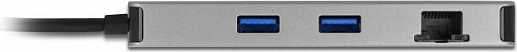 Docking station USB-C DeLOCK 4K Dual HDMI MST, USB 3.2, SD/microSD, LAN, PD 85W, Gri