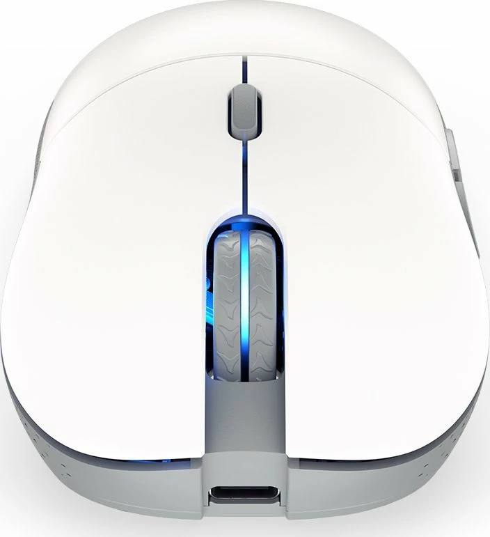 Maus Endorfy GEM Plus Wireless EY6A015 26000 DPI RGB 2.4GHz/USB 6 butona Onyx White, i bardhë