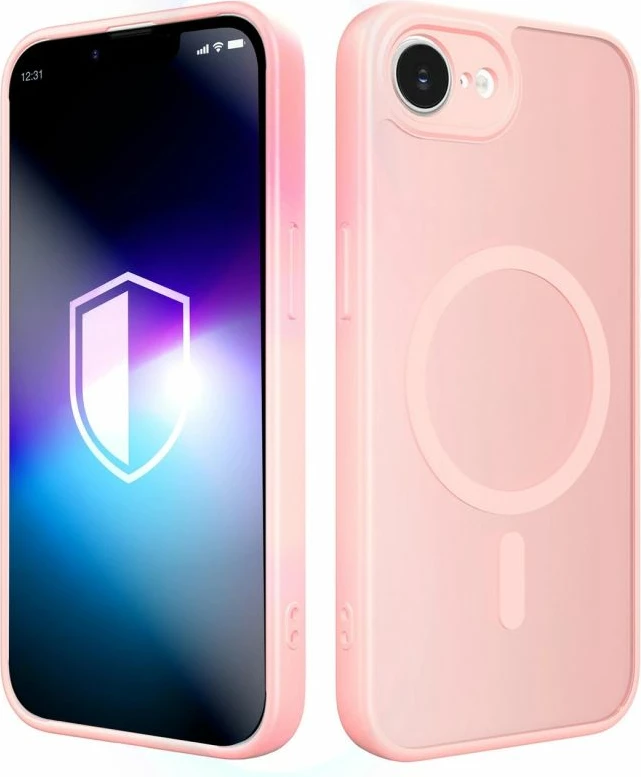 Maskë telefoni 3mk Misty MagCase për iPhone 16E/17E, rozë