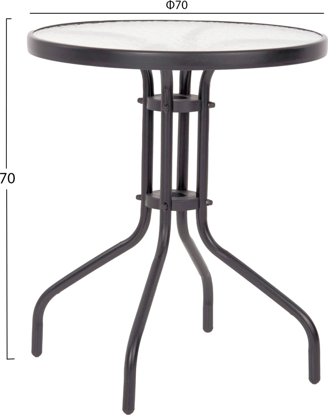Set kopshti tavolinë & karrige FH5184.01, 3 pjesë, hiri