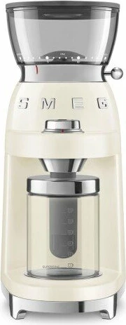 Mulli kafeje Smeg CGF03CREU 15 nivele bluarje 240g 150W, krem