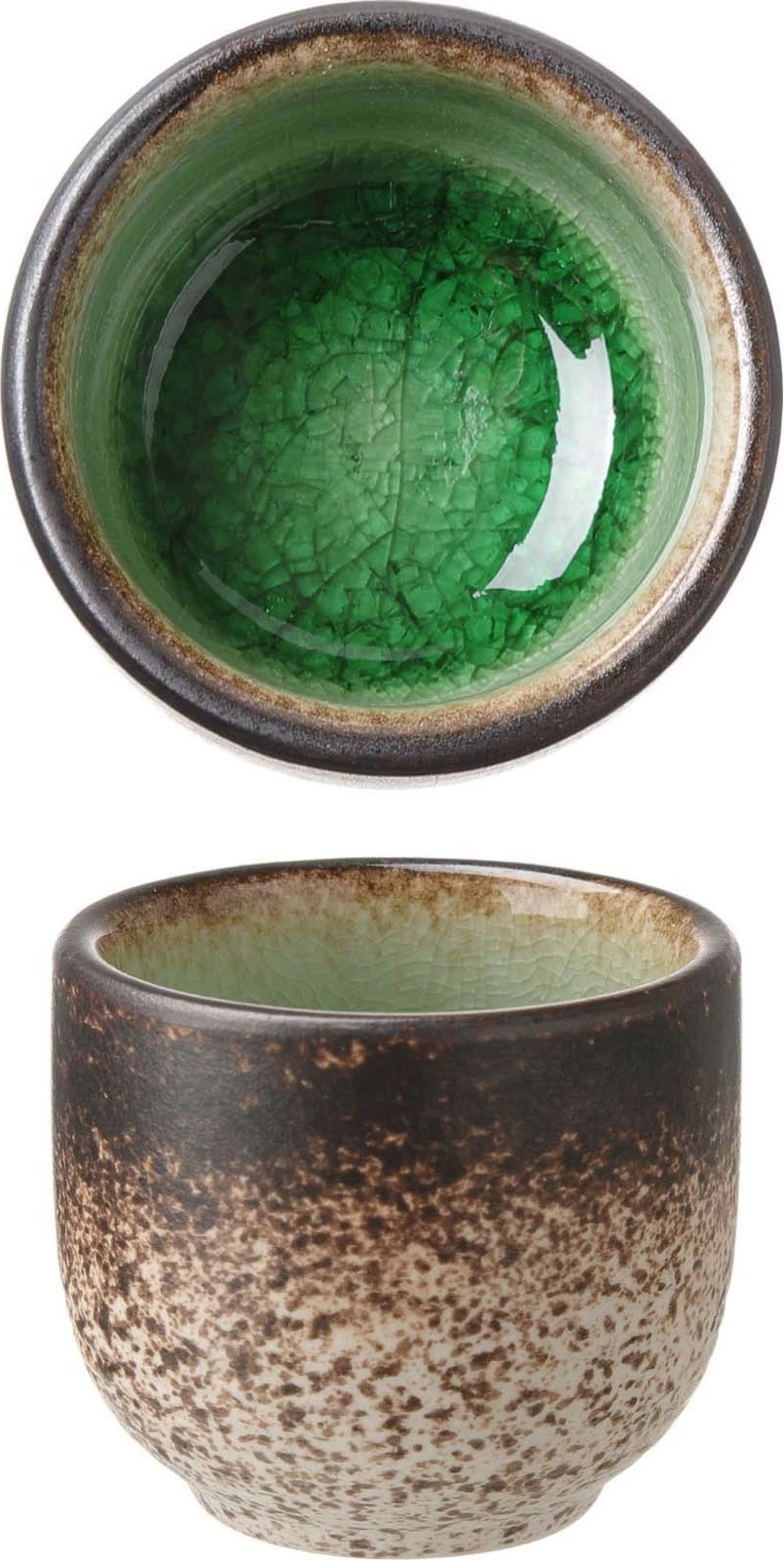 enë ramekin, Fine Dine Beryl, 50 ml 50 mm, guri qeramike, set 12 copë, e gjelbër