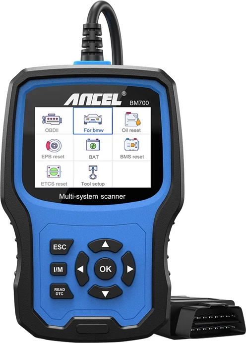 Skaner diagnostikues Ancel BM700 për BMW, MINI, Rolls-Royce, OBD2, Blu