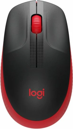 Maus wireless Logitech M190 1000 DPI USB-A, kuqe