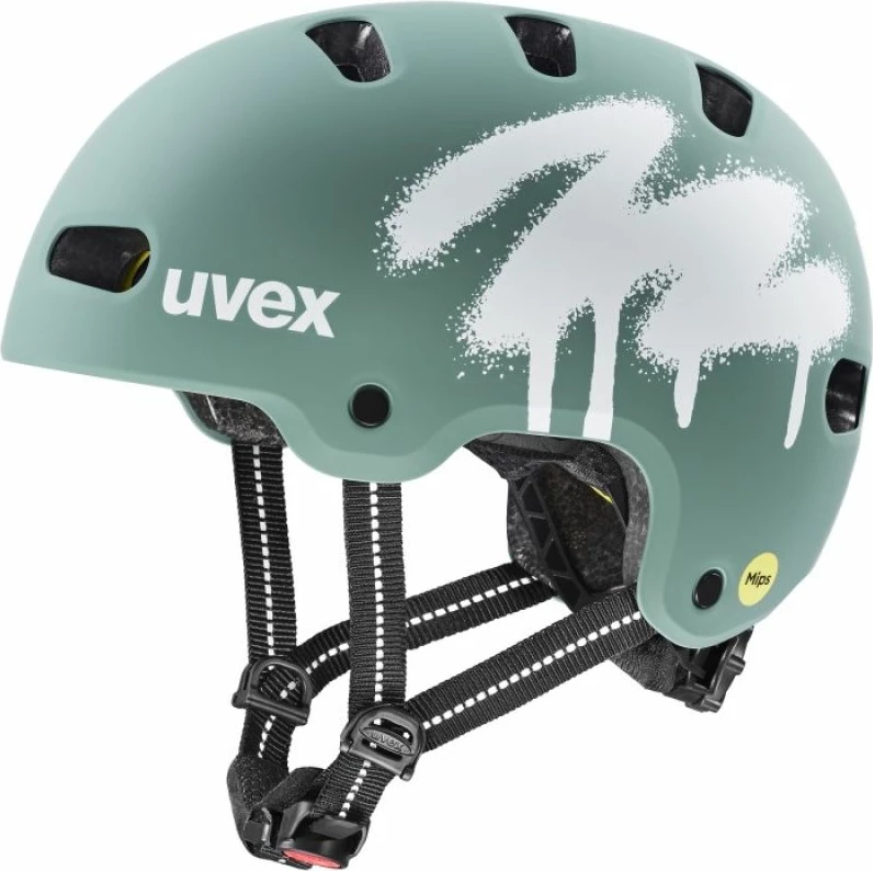 Helmetë fëmijësh Uvex Kid 4 Style MIPS, e gjelbër