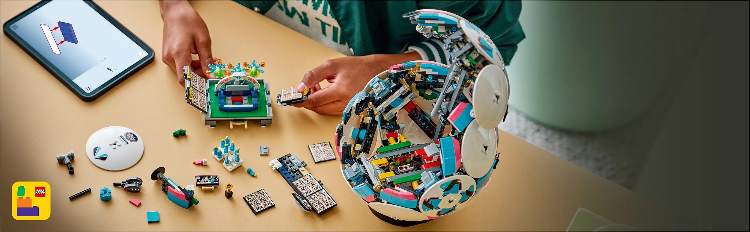 Set ndërtimi LEGO Football 43019, 1498 pjesë, multikolor