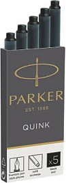 Patronë boje Parker Quink, të zeza, 5 copë