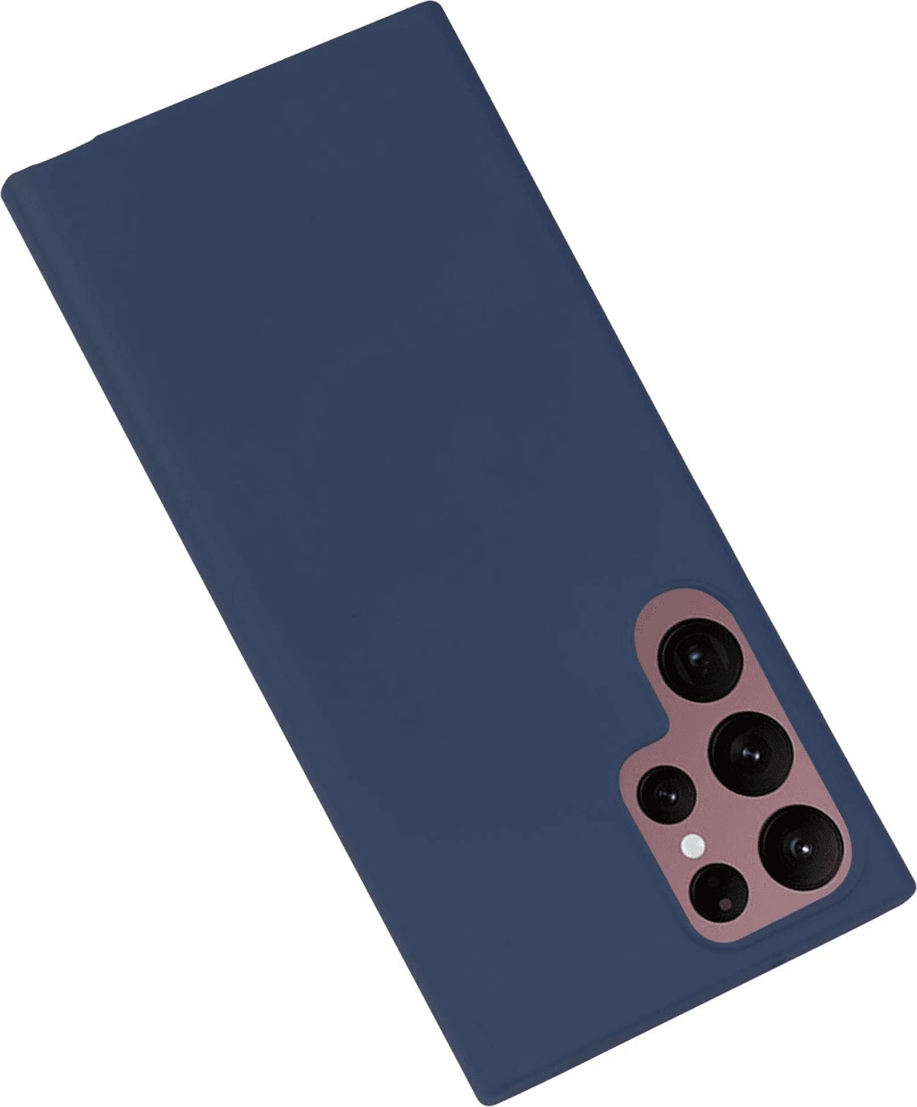 Mbështjellës Goospery Soft Feeling Silicone 17690 për Samsung Galaxy S23 Ultra 5G, blu e errët