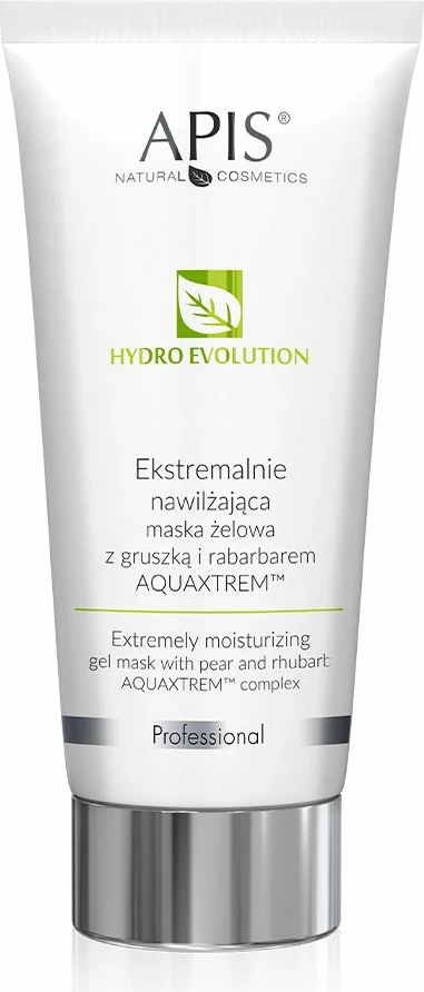 Maskë për fytyrë për femra APIS Hydro Evolution Extremely Hydrating Gel Mask me dardhë dhe rabarbar AQUAXTREM™, 200ml