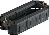 Mbajtës instalimi elektrik OBO Bettermann UT3 45/3, 3x Modul 45, 165x76x40 mm, i zi