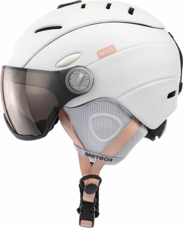 Helmetë skijimi Meteor Holo XL, e bardhë [Madhësia: Standarde]