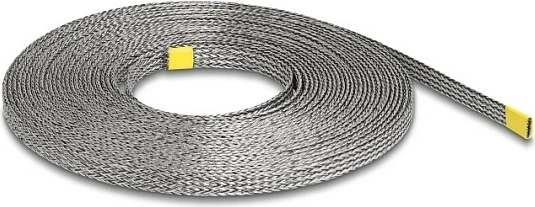 Tub mbrojtës i thurur DeLOCK për mbrojtje EMI, 10 m x 10 mm, gri