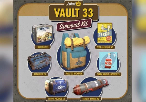 Fallout 76 - Vault 33 Survival Pack DLC EN Global