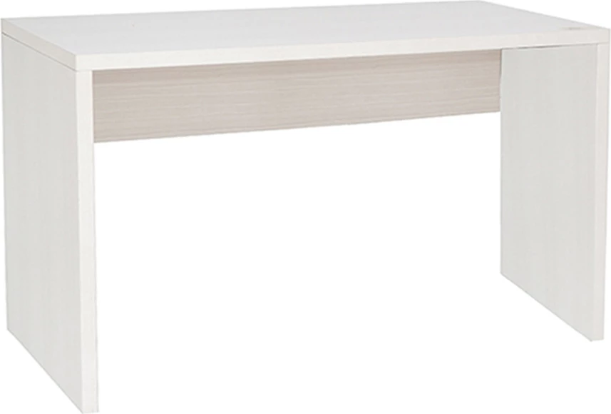 Tavolinë pune minimaliste, ngjyrë e bardhë, 140x59x75cm