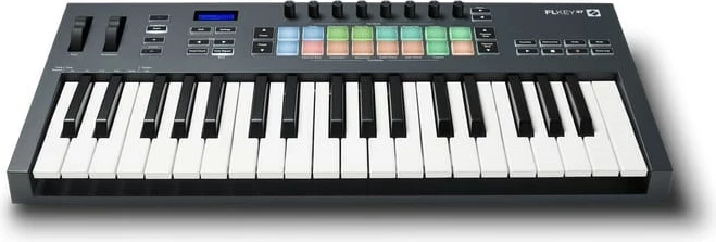 Tastierë MIDI novation FLkey 37, 37 taste, për FL Studio, e zezë