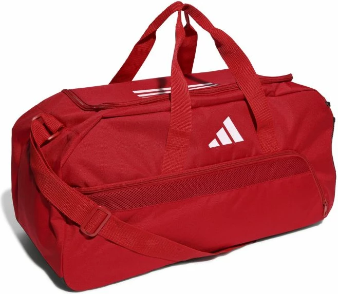 Çanta sportive adidas Tiro League M IB8658 për meshkuj dhe fëmijë, e kuqe [Madhësia: M]