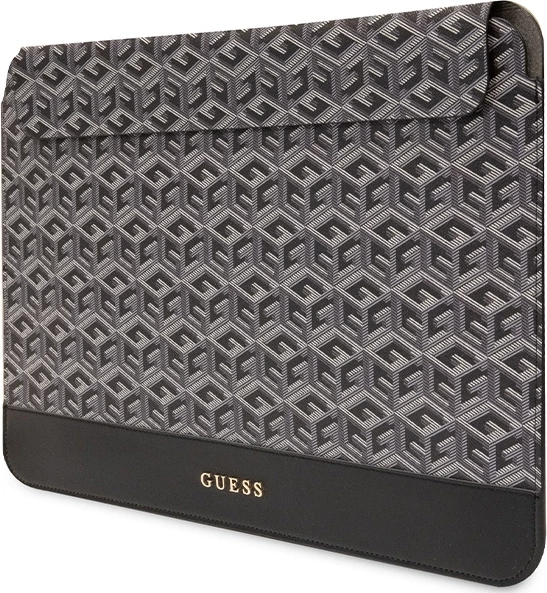 Mbështjellës laptopi Guess GCube Stripe 14", i zi