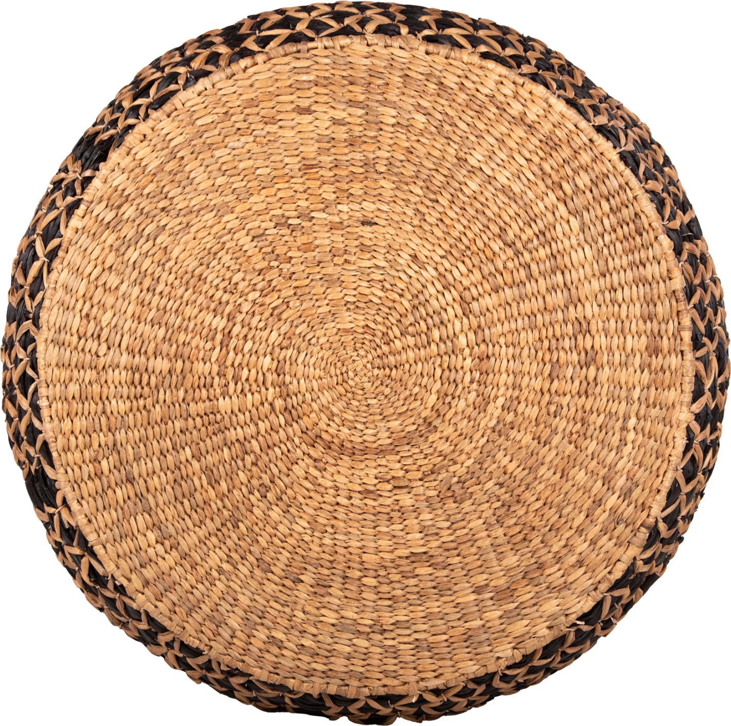 Tavolinë kafeje e rrumbullakët, ILION, FH7868, ngjyrë natyrale dhe e zezë, Φ115x45H cm
