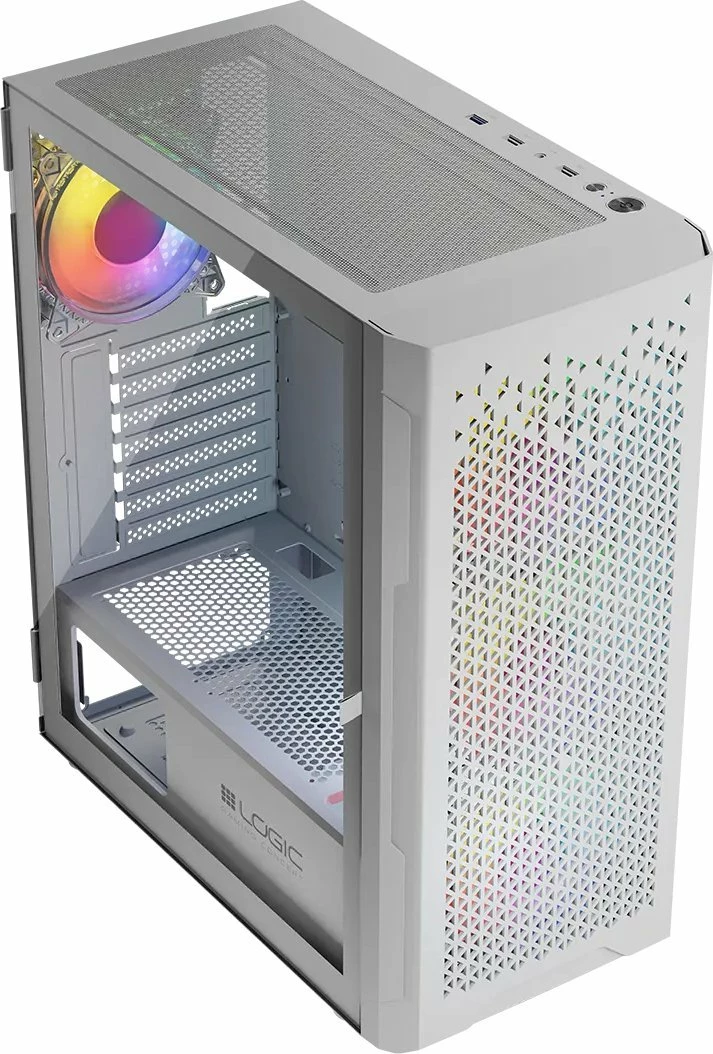 Kasë Logic Concept Aramis ARGB Midi Tower ATX/mATX, pa furnizim, e bardhë