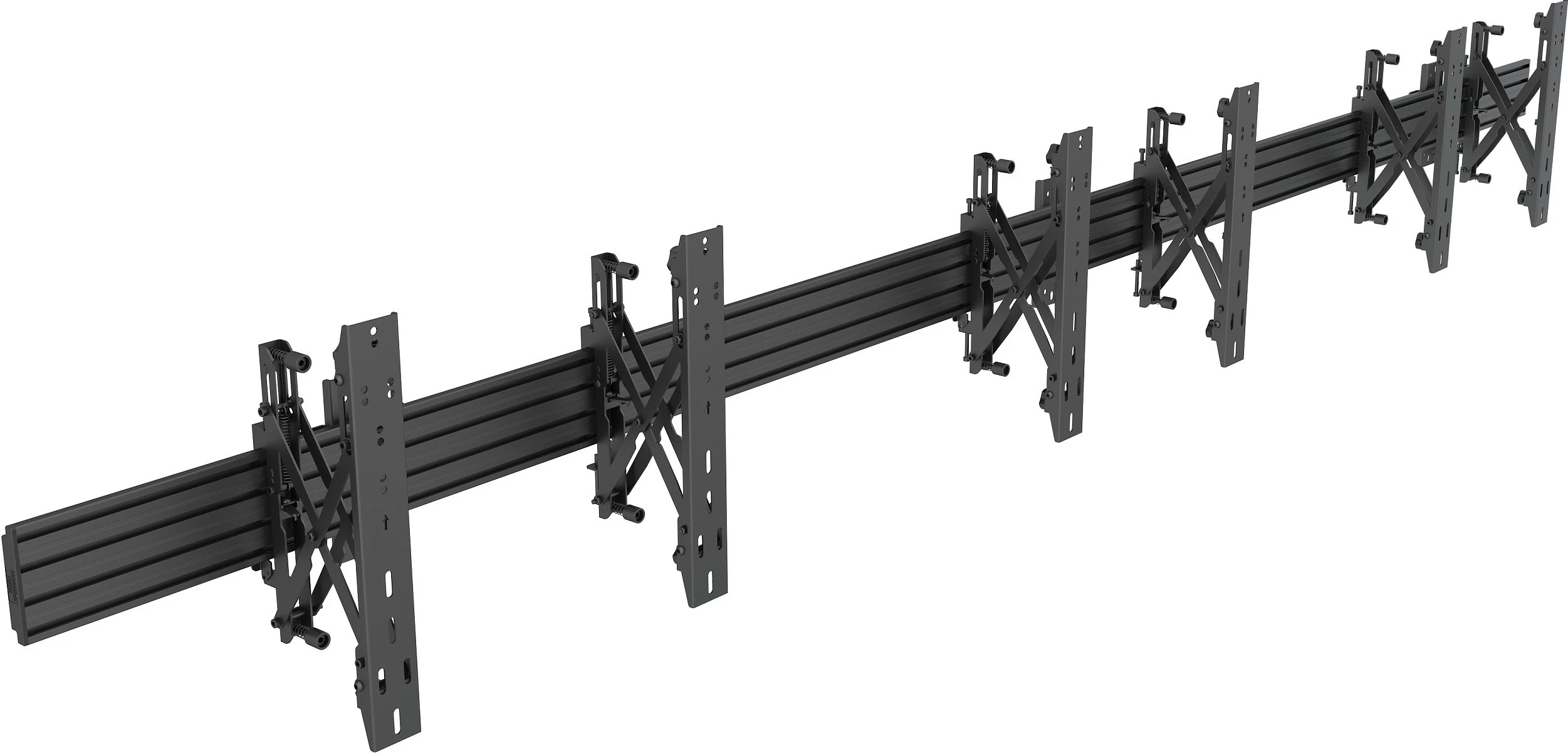 Mbajtëse muri për TV Equip 37"-65", 1 ekran, VESA 600x400, deri 30 kg, e zezë
