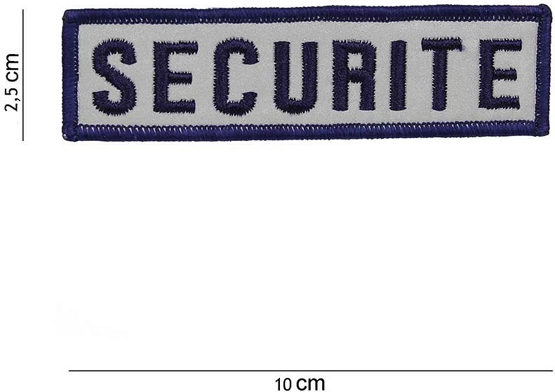 Emblema pëlhure Fostex Garments Patch Securite reflective #5014