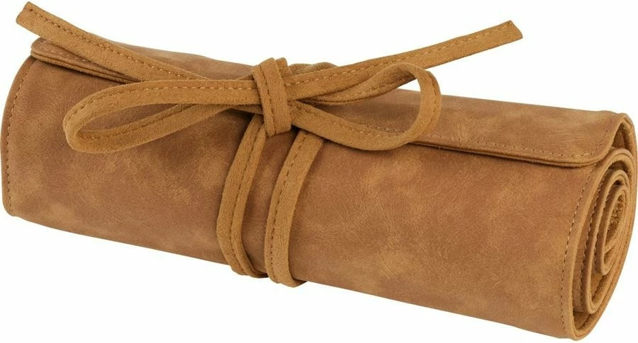 Mbështjellës lapsash Faber-Castell 180010, PU lëkurë, kafe