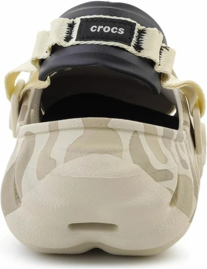 Atlete unisex Crocs Echo Duck Camo Clog 211981-2YJ, bone/black