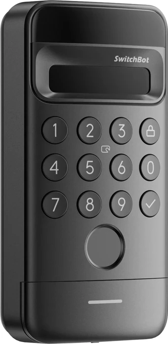 Tastierë kyçjeje smart SwitchBot Keypad Vision W7300500, Wi‑Fi, njohje fytyre 3D, gjurmë gishti, NFC, IP65, bateri 5000 mAh 5