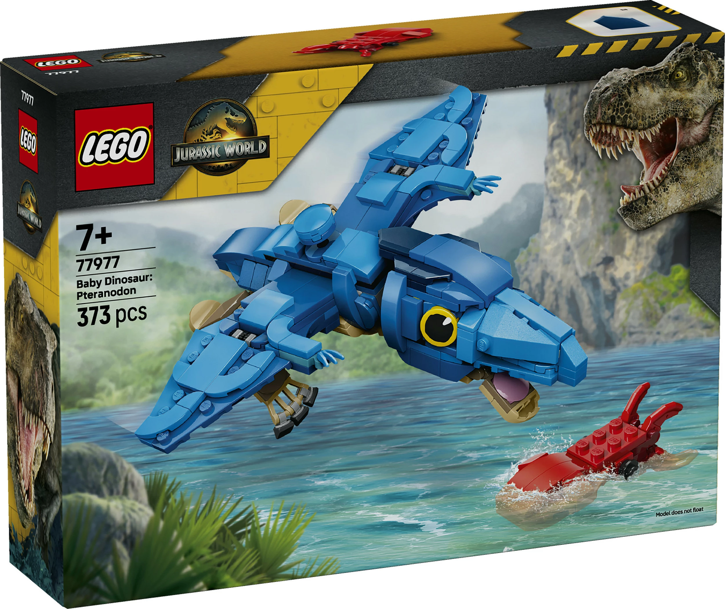 Set LEGO Jurassic World 77977 Baby Pteranodon, 373 copë, 7+, blu