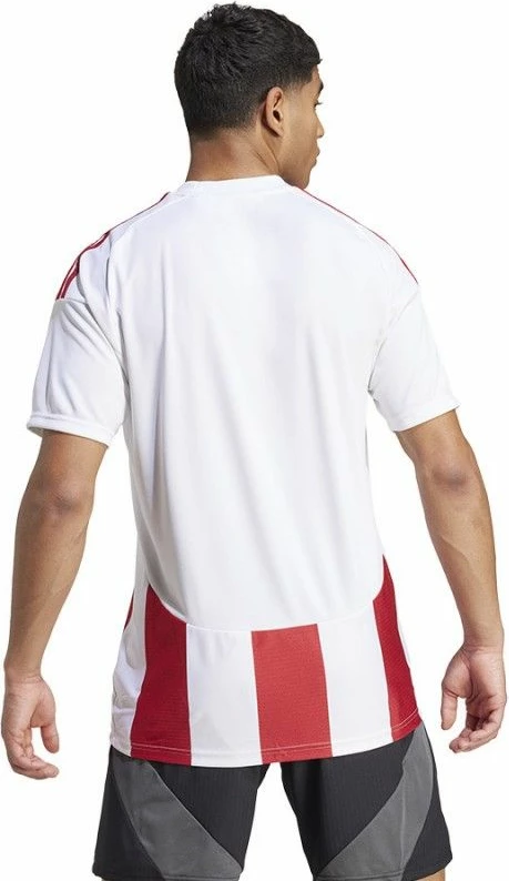 Maicë për meshkuj adidas, me vija të kuqe dhe të bardha [Madhësia: M]