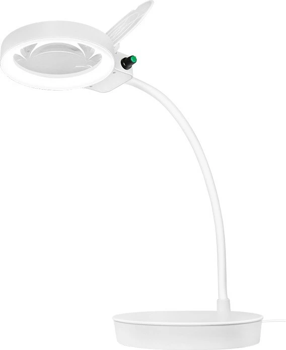 Lupë ndriçuese me bazë LogiLink WZ0067, 8/36 dioptri, e bardhë