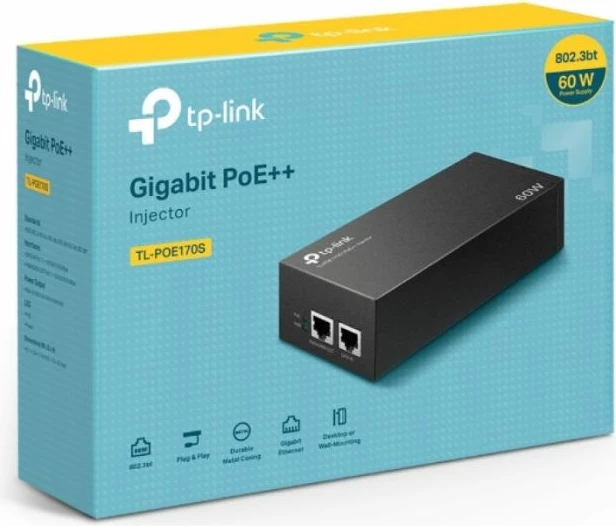 Injektor PoE++ TP-LINK TL-POE170S 60W, i zi
