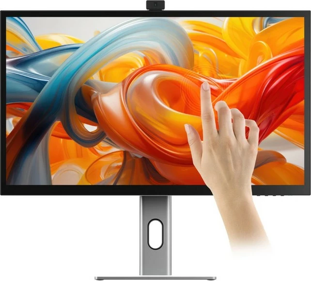 Monitor ALOGIC Clarity Pro Touch 27", 4K Ultra HD, Touchscreen, i zi/argjendtë
