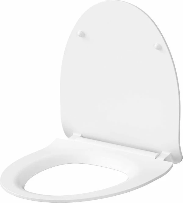 Ulëse tualeti Cersanit Parva Slim K98-0136, soft-close, antibakteriale, quick-release, duroplast, e bardhë