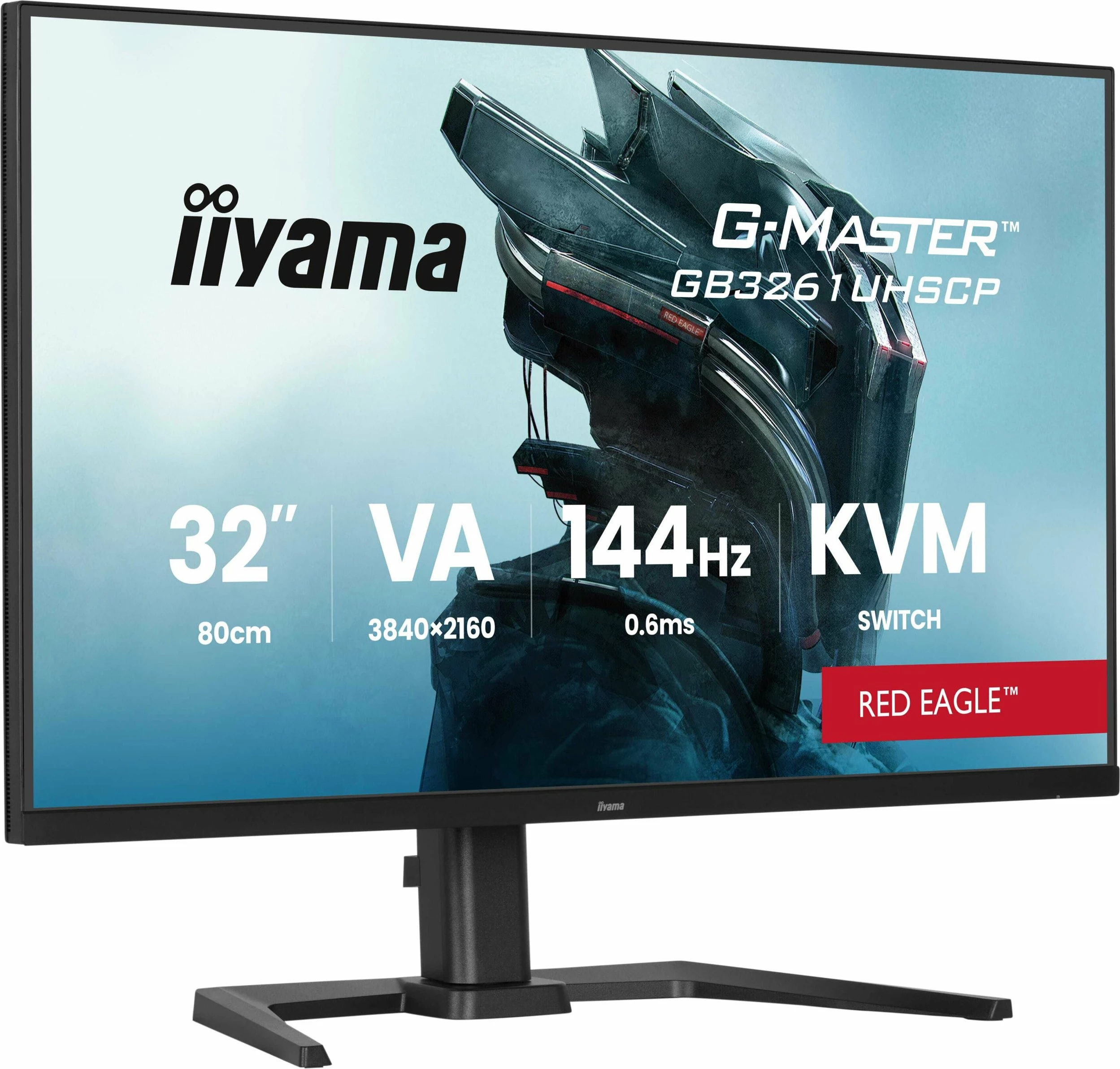Monitor gaming iiyama G-Master GB3261UHSCP-B1 31.5\" 4K UHD 144Hz VA KVM, i zi
