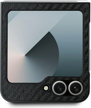 Mbështjellës BMW Carbon Blue Line për Samsung Galaxy Z Flip 6, i zi
