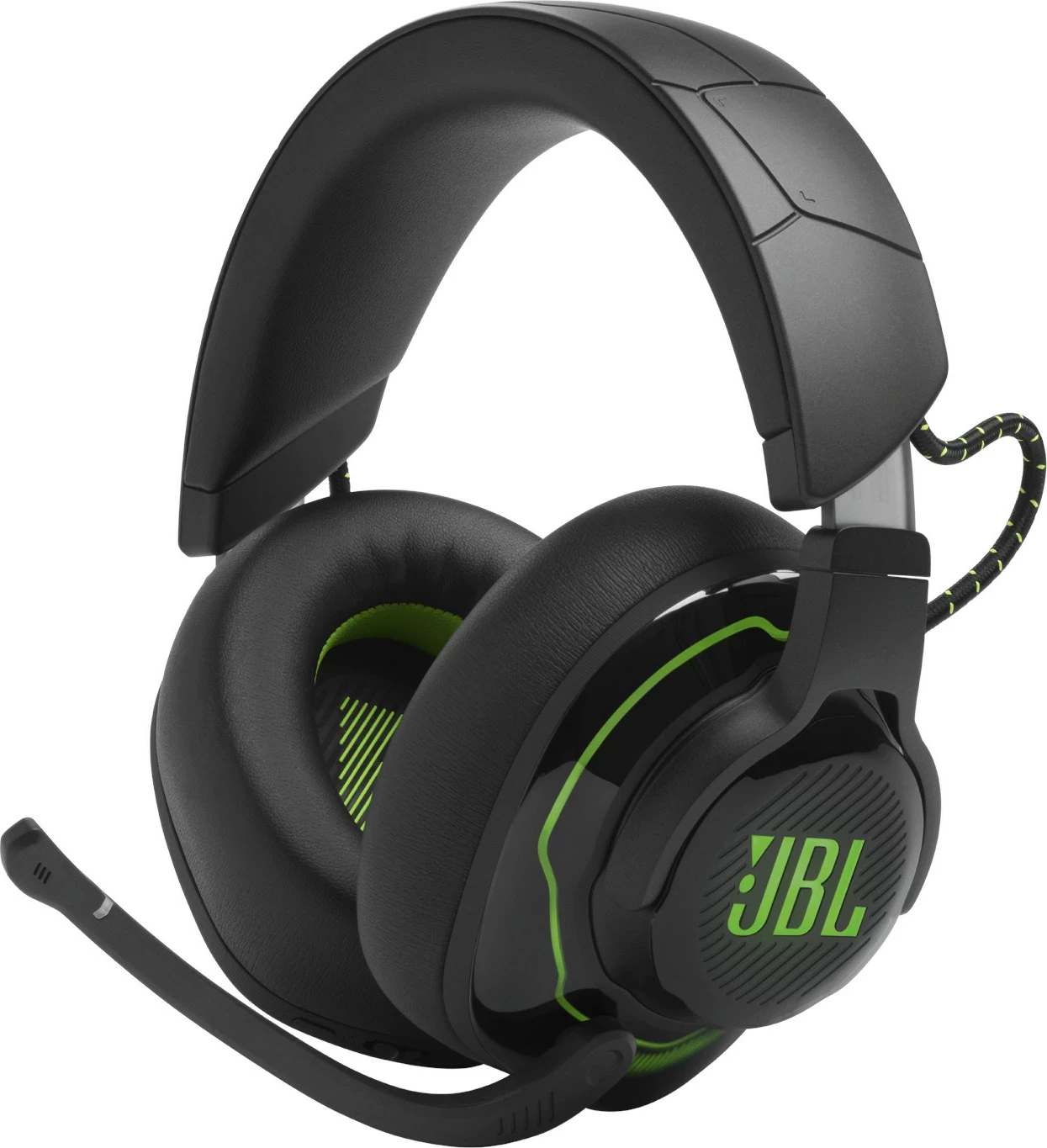 Kufje JBL Quantum 910X Wireless gaming për Xbox, 37h bateri, ANC, Black/Green