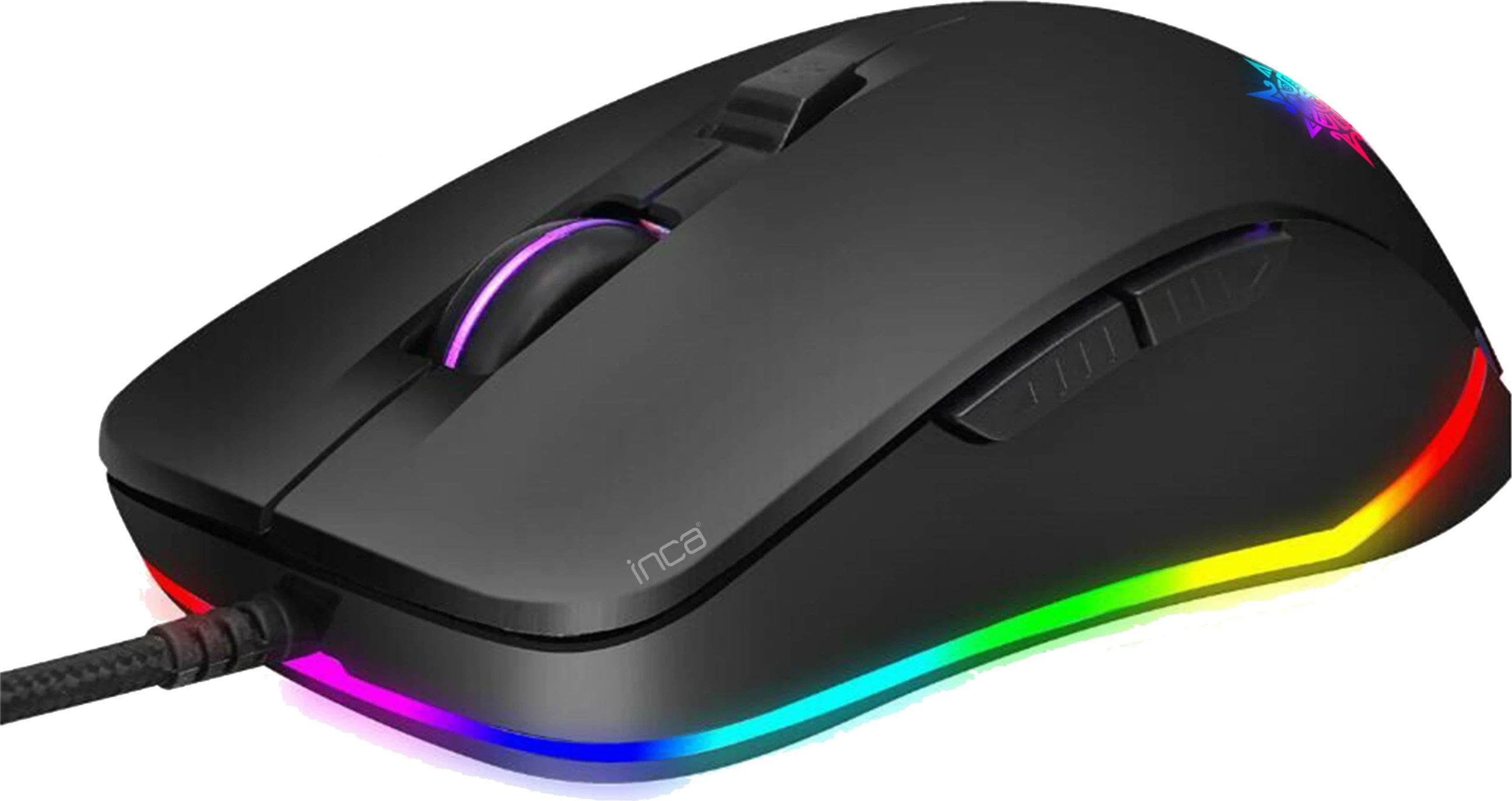 Maus gaming Inca IMG-327, 4800 DPI, ambidextrous, i zi, me ndriçim