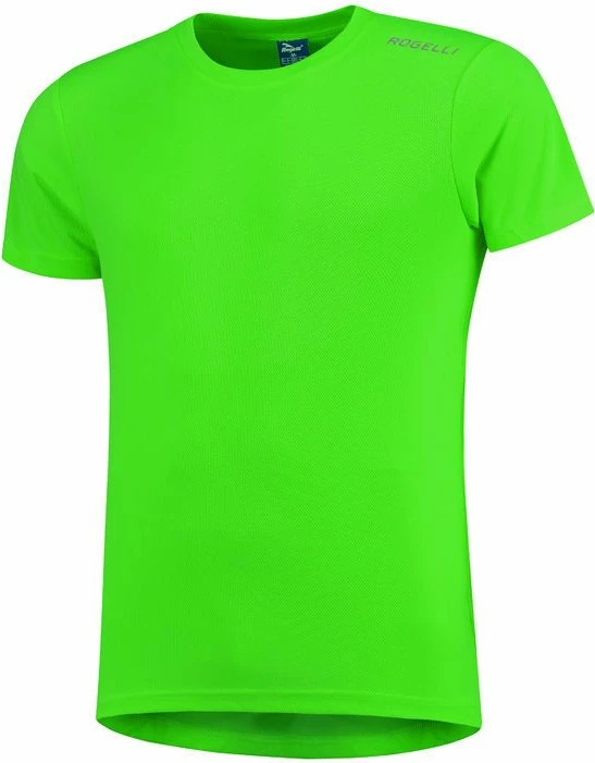 Maicë sportive Rogelli për meshkuj, fluor-jeshile