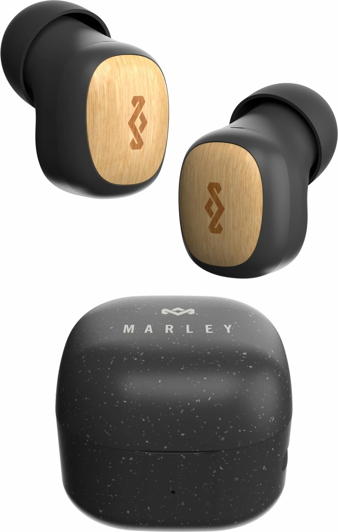 Kufje House of Marley Smile Jamaica TWS, 14 orë, USB-C, Signature Black