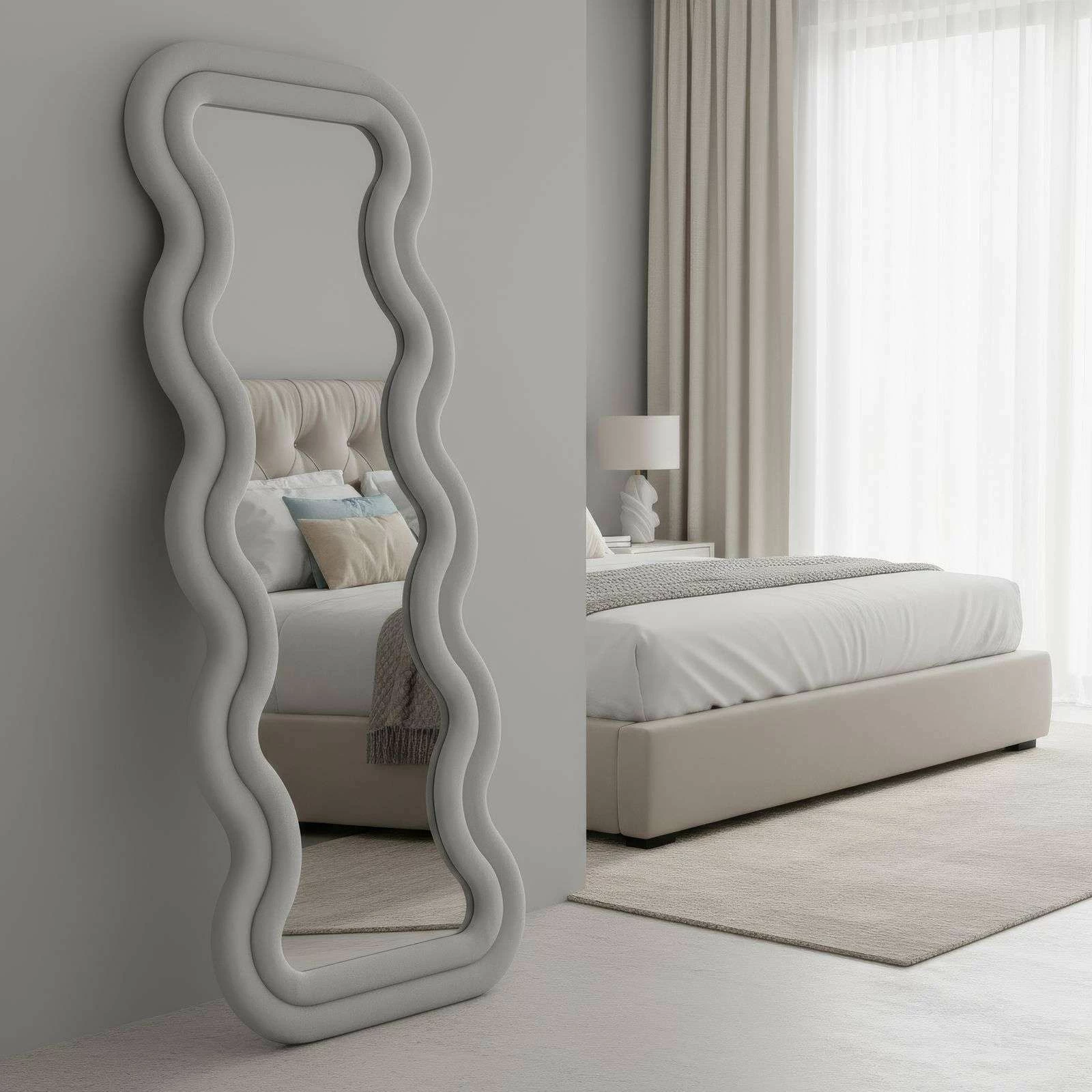 Pasqyrë Cheval Mundo, krem, Skye Decor, 65x170cm