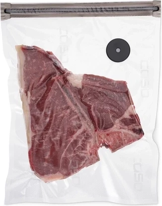 Set qese vakumi CASO Vacu ZIP-Bags MPN 1243 20×23/26×23/26×35 cm transparente, set komplet