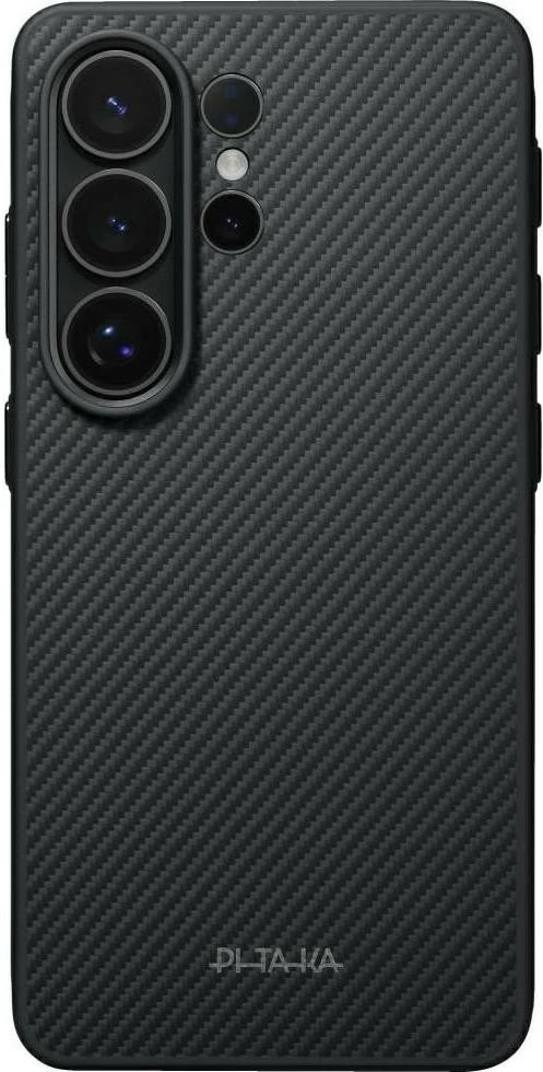 Mbështjellës Pitaka Cairn për Samsung Galaxy S26 Ultra, i zi/gri