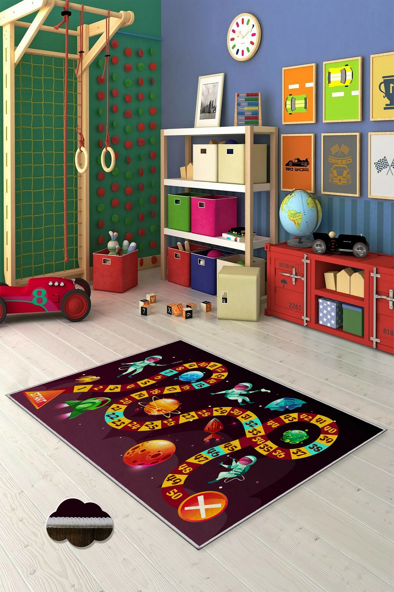 Qilim për korridor, shumëngjyrësh, Conceptum Hypnose, 80x300cm, WOOKECE098