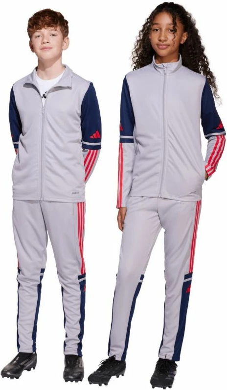 Pantallona për fëmijë adidas, gri [Madhësia: 152 cm]