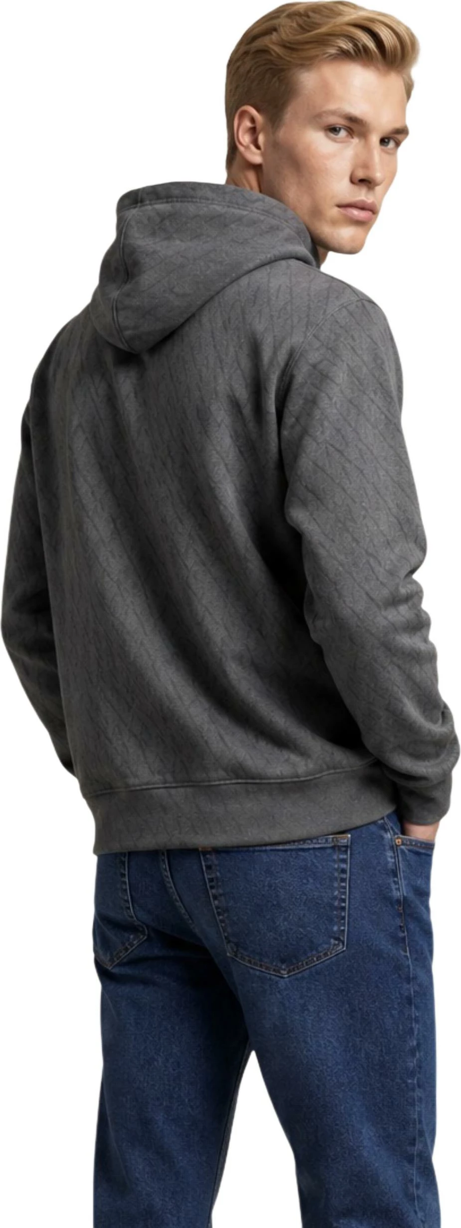 Duks me kapuç për meshkuj Armani Exchange XM001225, i gjelbër i errët [Madhësia: L]