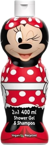 Xhel dushi dhe shampon 2 në 1 Air-Val Minnie Mouse për fëmijë, 400ml