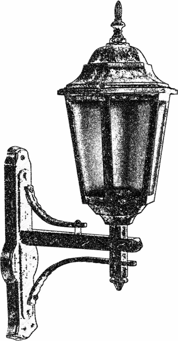 Llambë muri për jashtë Opviq, BAP-68188-BKR, ngjyrë kafe, 70cm